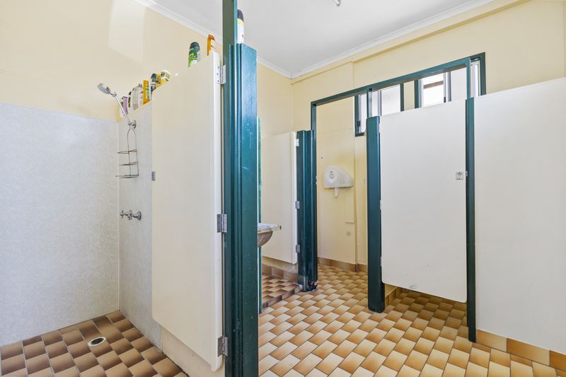 Shared bathrooms and showers