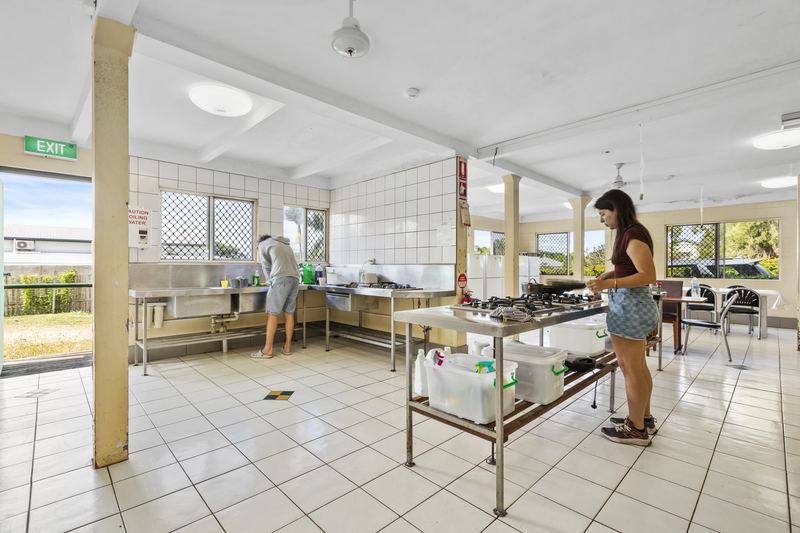 Plenty of sinks, benches and cooktops